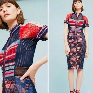 Byron Lars Beauty Mark Jewel Jacquard dress